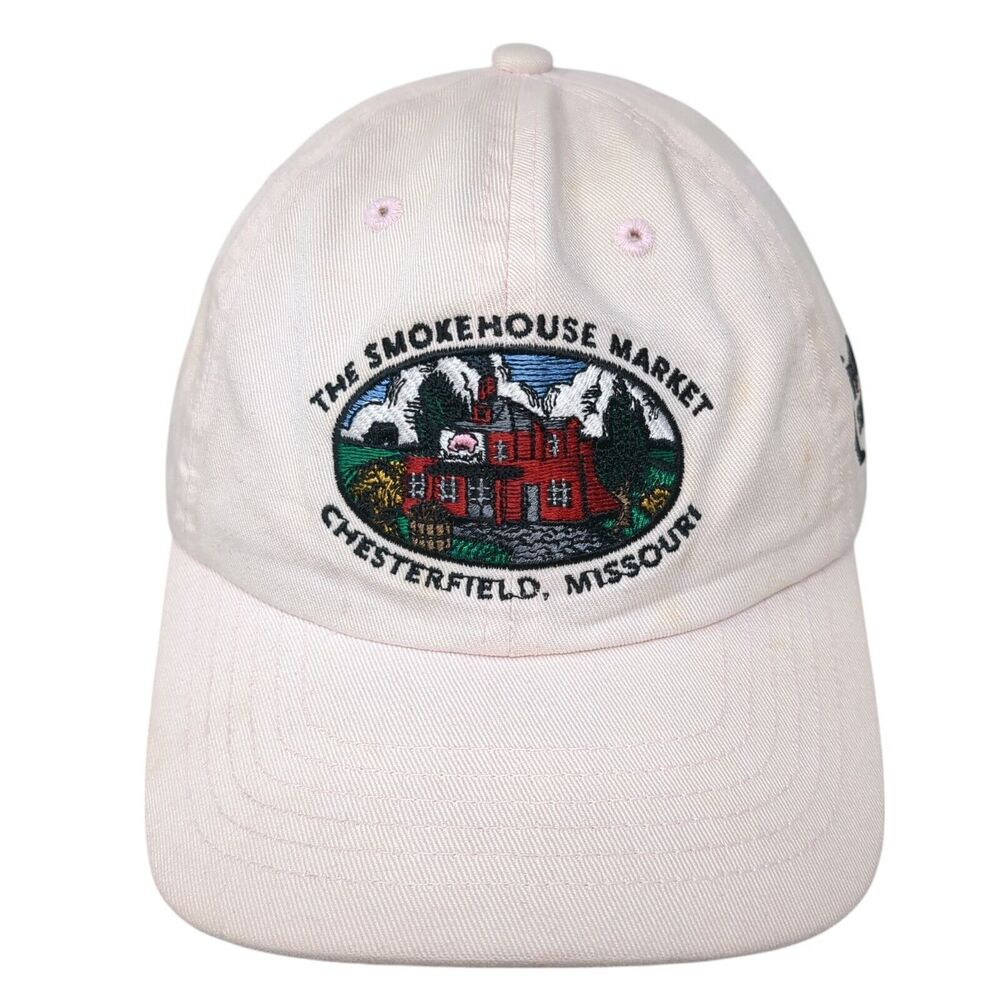 The Smokehouse Market Chesterfield Missouri Youth Slideback Hat Pink S Valucap